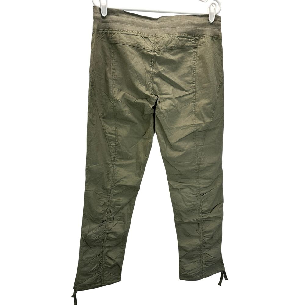 NWT XCVI Wearables Jules Pant Green L Ruched Ankles Travel - Picture 3 of 11